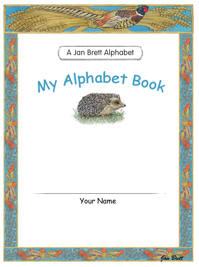 Jan Brett's Alphabet Book Cover 2
