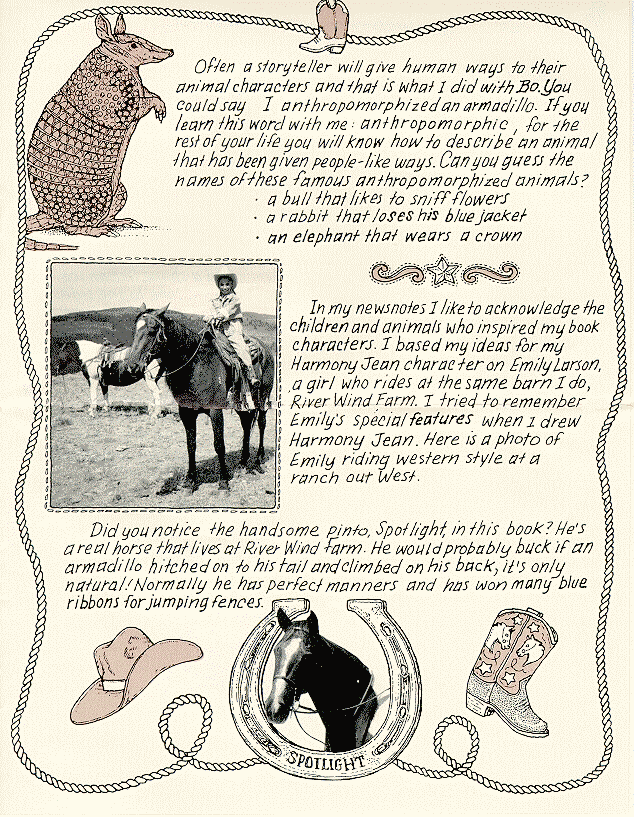 Armadillo Rodeo Newsnotes Page 5