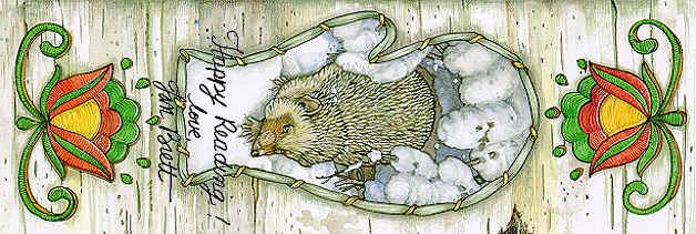 The Hedgehog from The Mitten
