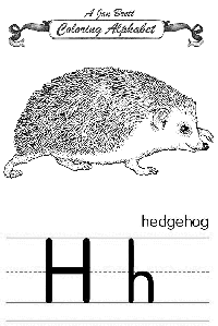 jan brett coloring pages hedgehog baby - photo #25
