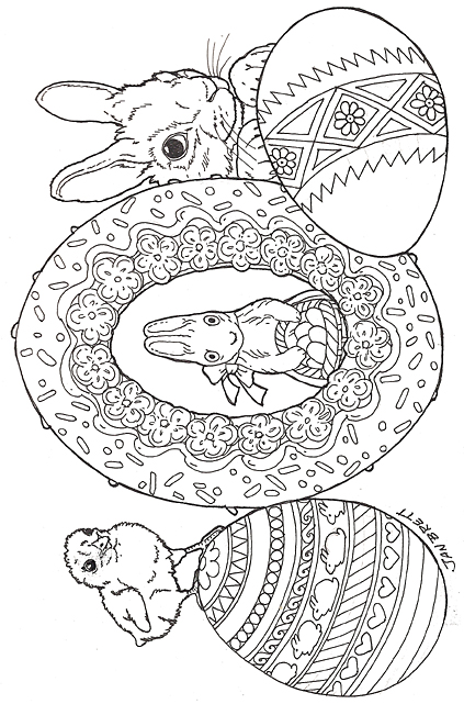 jan brett coloring pages for christmas - photo #10