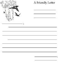 Friendly Stationery Black And White