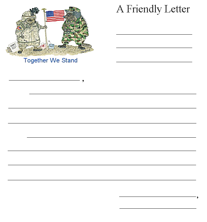 Friendly Letter Format. Legal Letter Templates