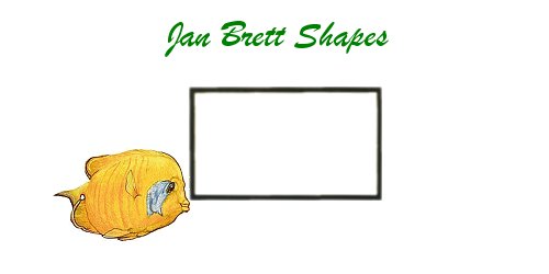Jan Brett Geometric Shapes Flash Cards Rectangle