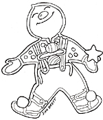 jan brett coloring pages gingerbread baby activities - photo #6