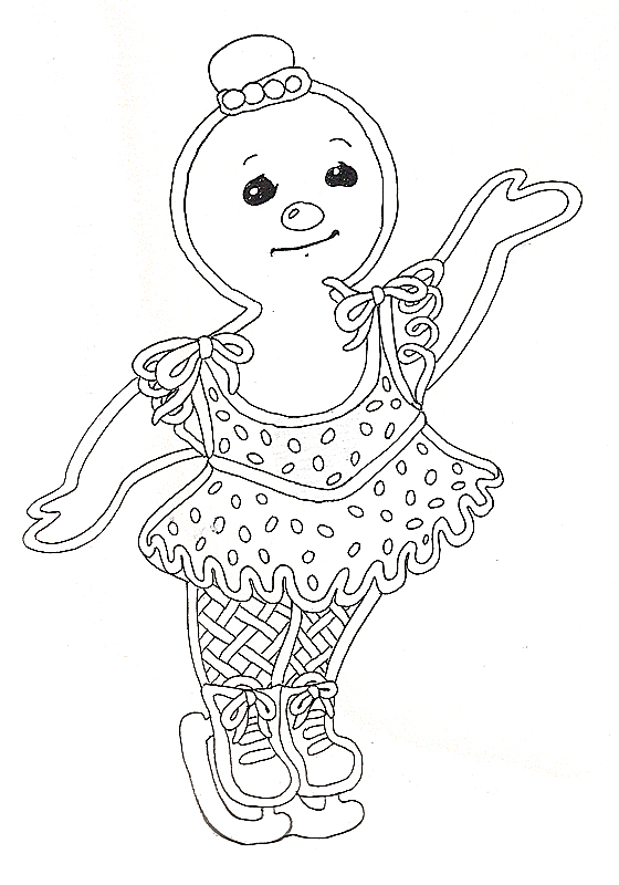 jan brett coloring pages gingerbread baby pictures - photo #26