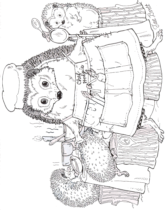 jan brett coloring pages for christmas - photo #14