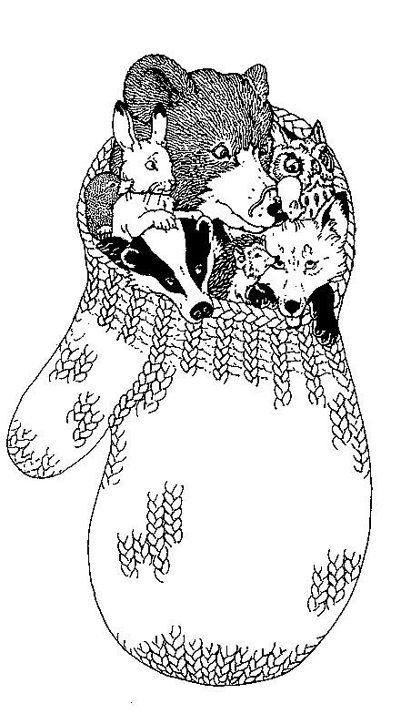 coloring pages mittens