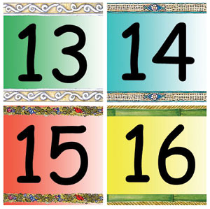 Pocket Calendar Dates 13 - 16