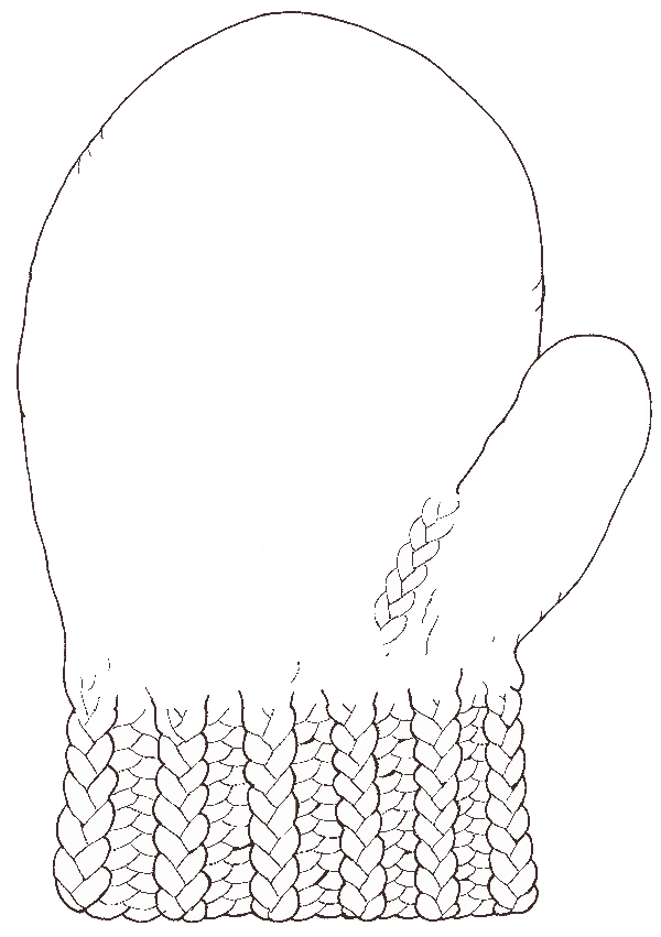 Glove reversed