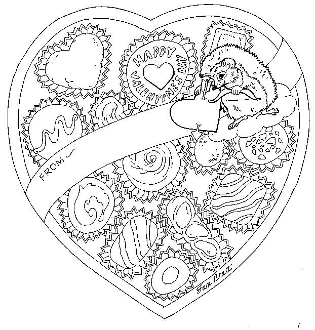 valentines coloring page. Valentine coloring pages.