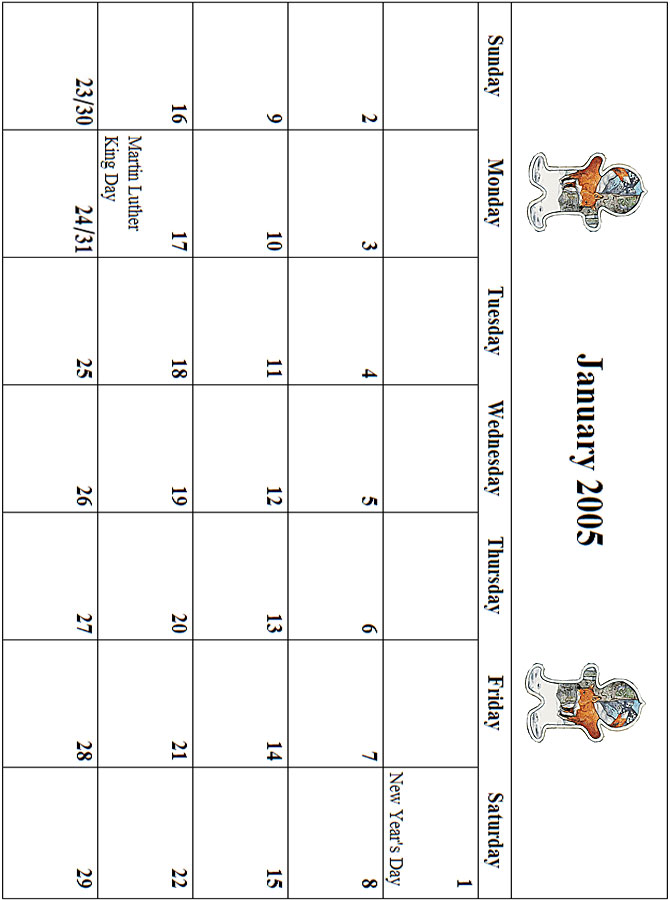 2005 January Grid