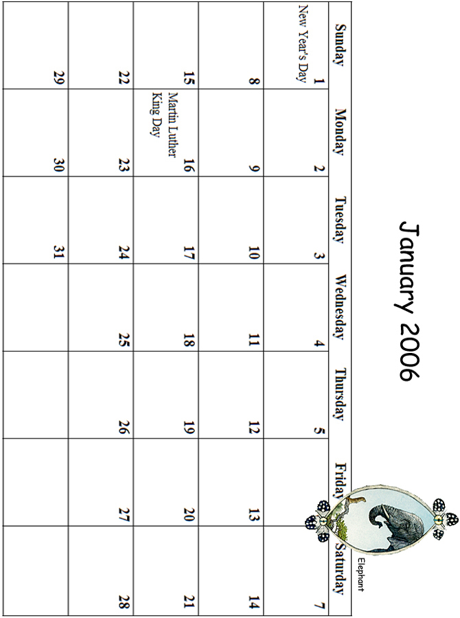 2006 January Grid