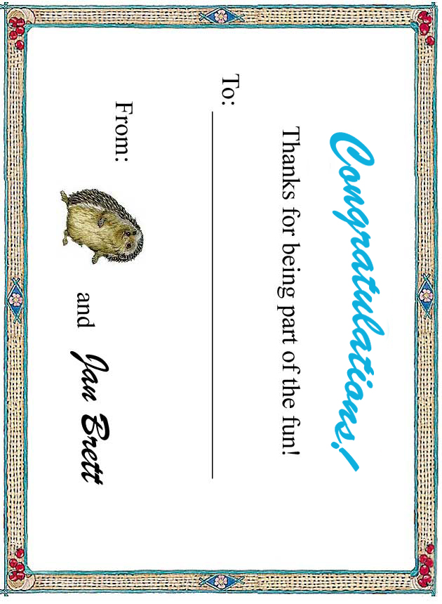 Congratulations