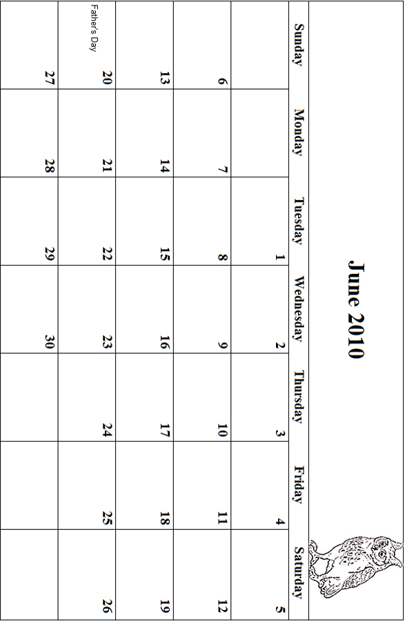 2010 Coloring Grid June