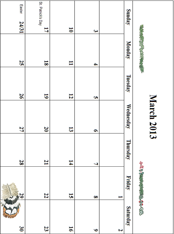 Mossy 2013 March Grid