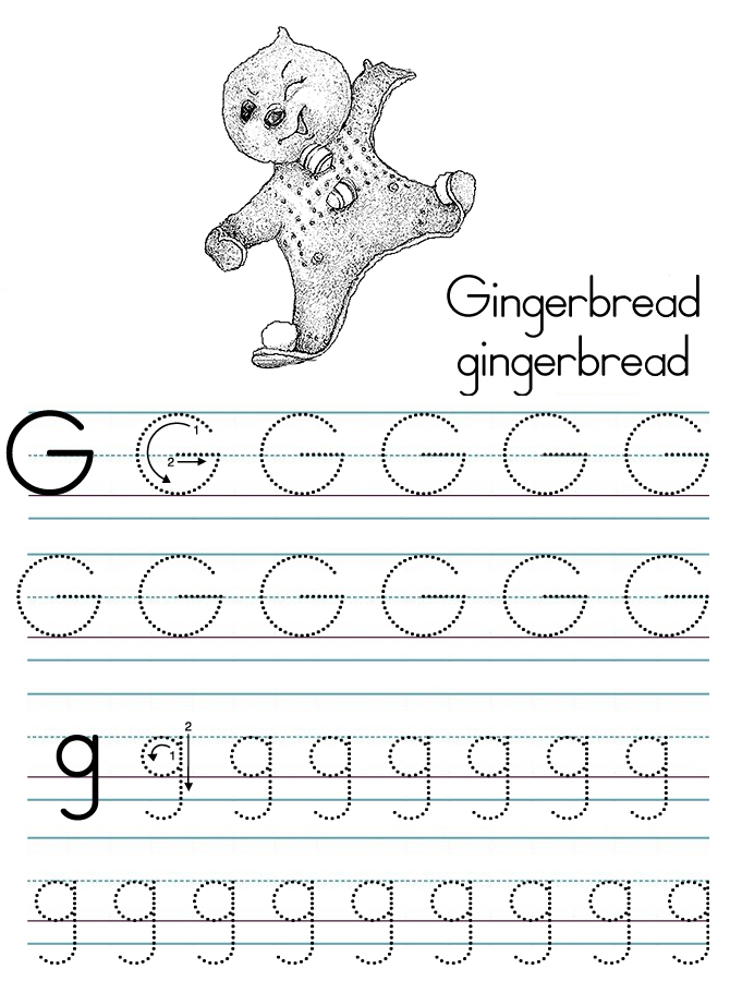 Coloring Alphabet Tracers G