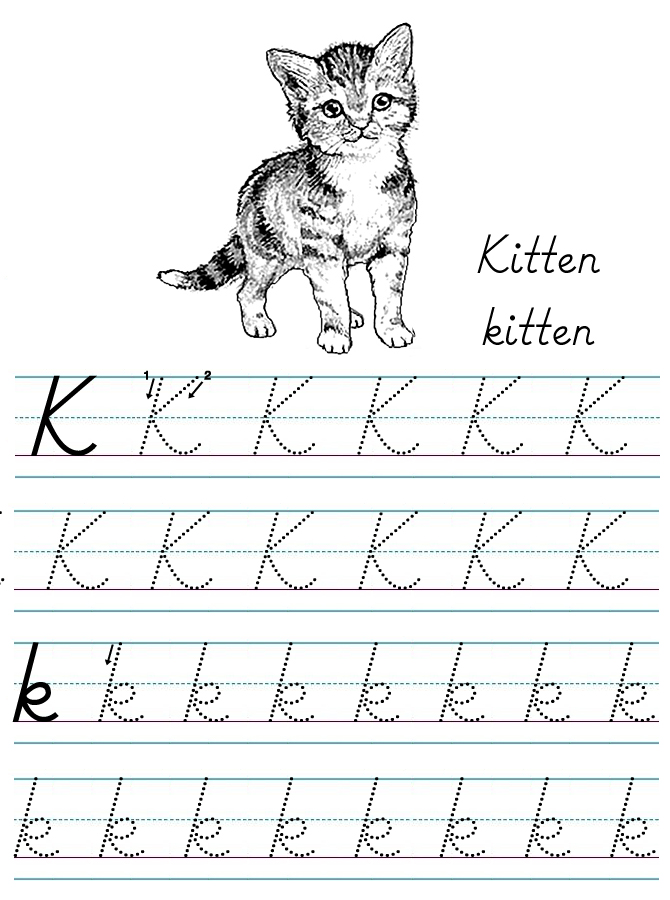 Alphabet Coloring Tracers Modern K