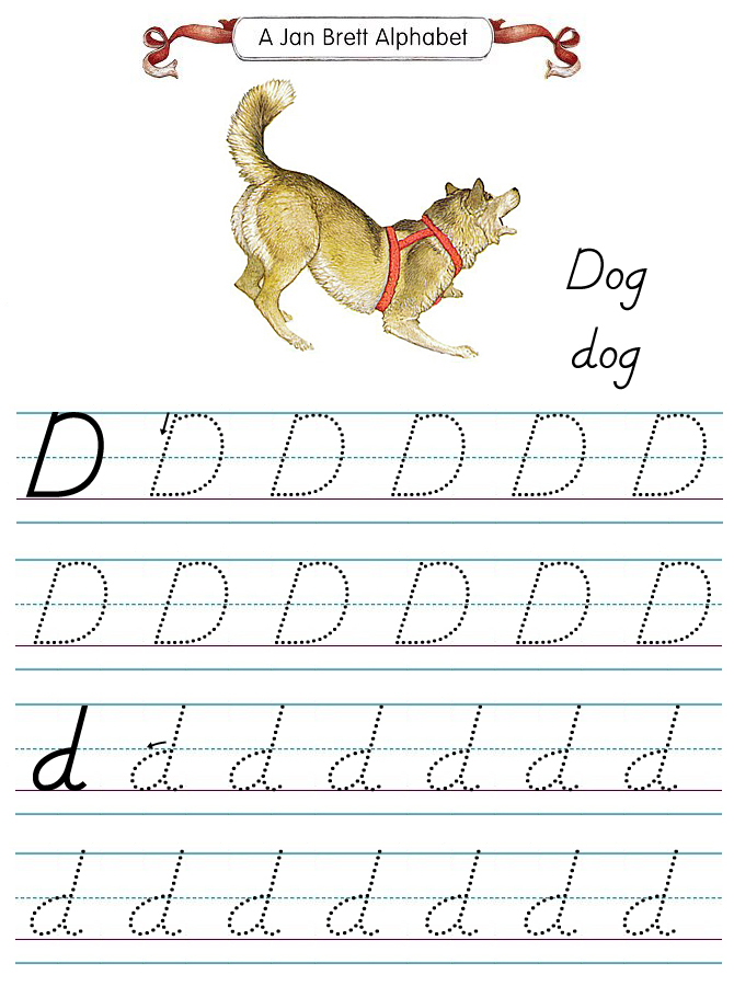 Alphabet Tracers Modern D