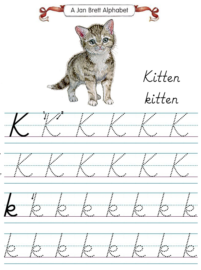 Alphabet Tracers Modern K
