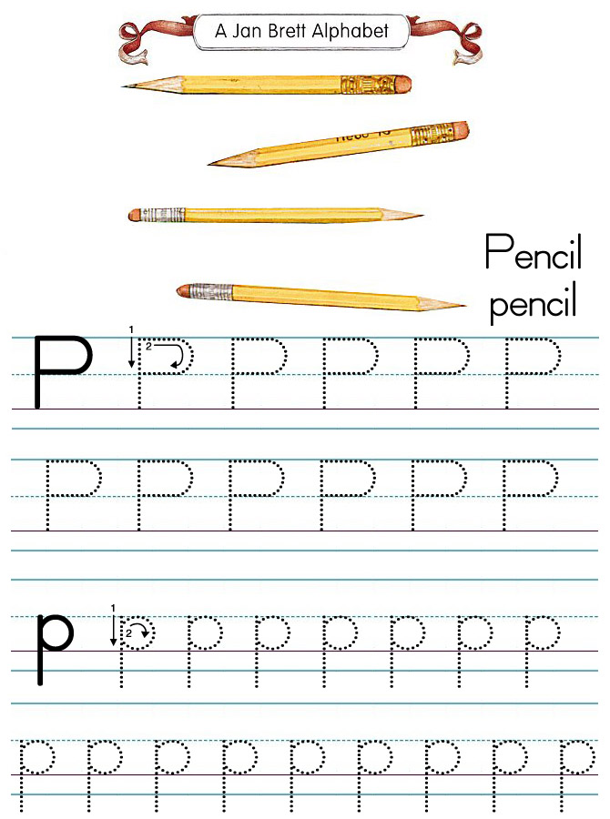 Jan Brett's Alphabet Tracers P