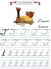 Jan Brett's Cursive Tracers T