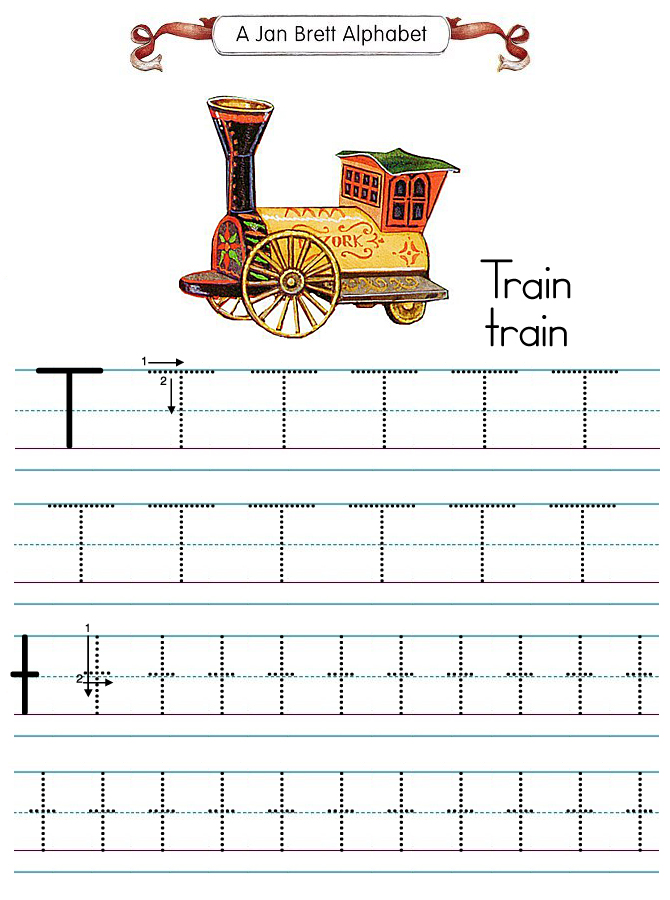 Jan Brett's Alphabet Tracers T