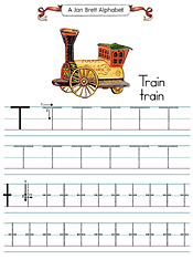 Jan Brett's Alphabet Tracers T