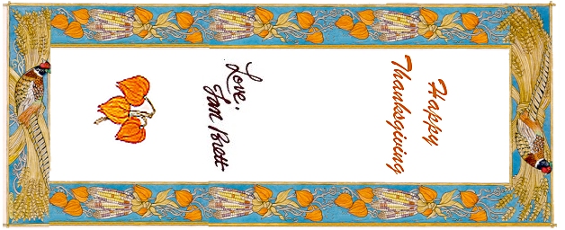 Thanksgiving Bookmarks 1