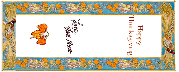 Thanksgiving Bookmarks Printed 1