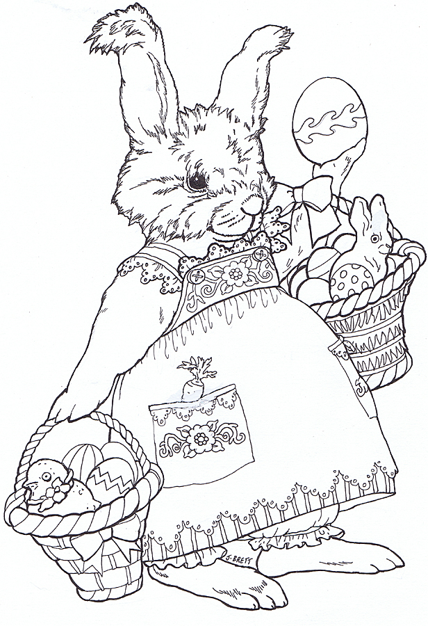 Easter Egg Mural Juney Bunny