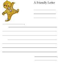 Gingerbread Baby Stationery