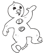 jan brett coloring pages gingerbread baby characters - photo #6