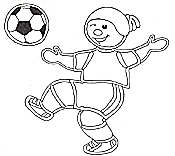 Gingerbread Mural Gingerbread Soccer Girl