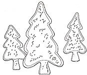 Gingerbread Mural Trees