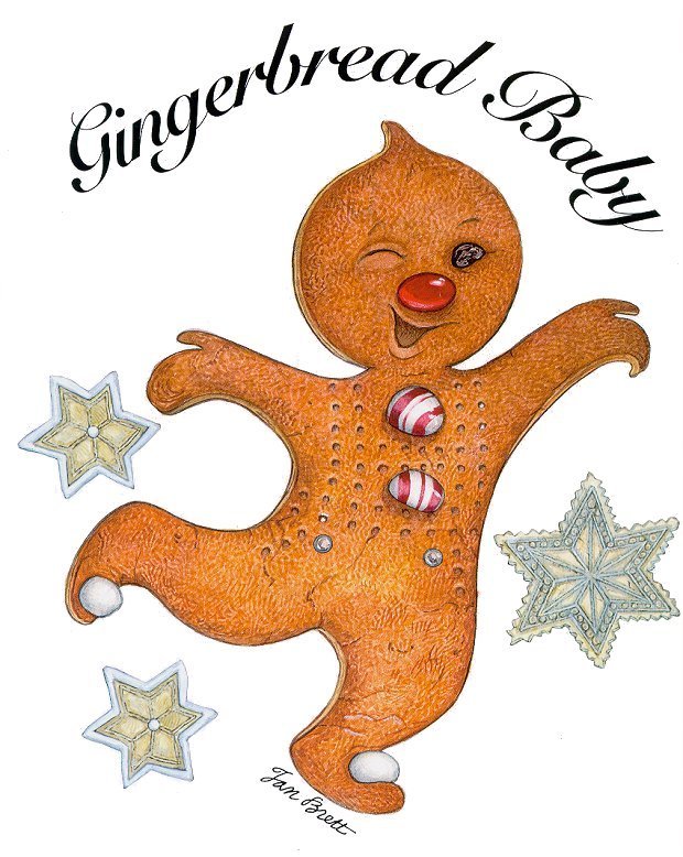 jan brett coloring pages gingerbread baby pictures - photo #31