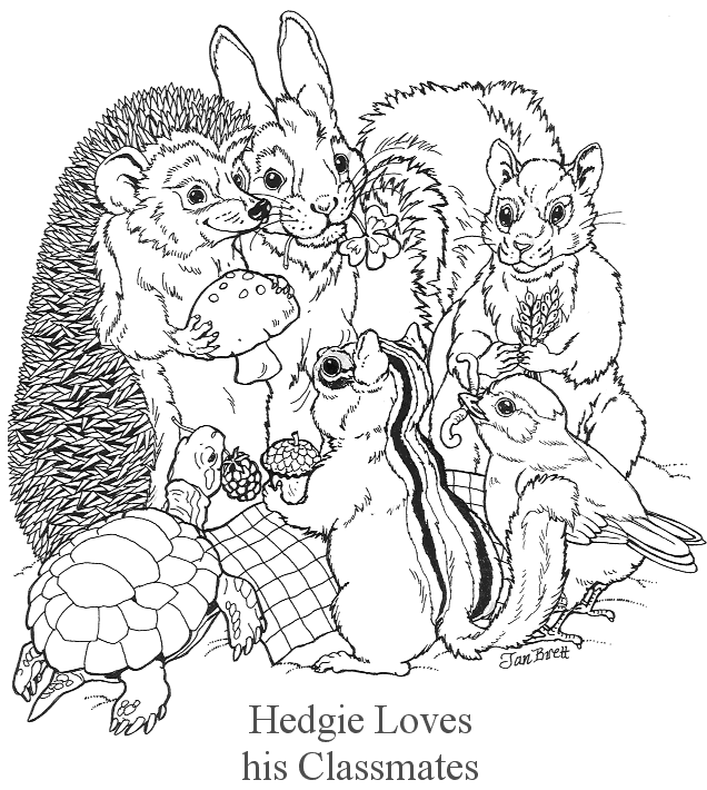 Hedgie Loves his Classmates