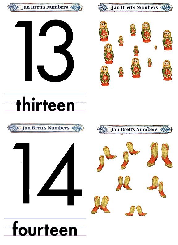 Matching Numbers Game 13 and 14