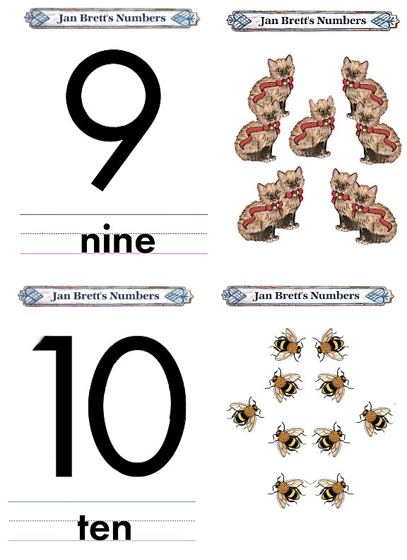 Matching Numbers Game 9 and 10