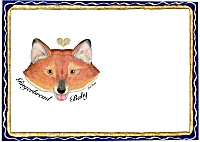 Place Mat Gingerbread Fox