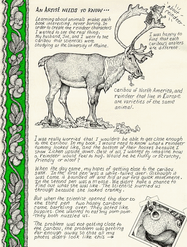 Wild Christmas Reindeer Newsnotes Page 5
