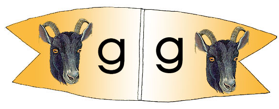 Toothpick Alphabet Lower Case g