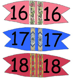 Toothpick Number Flags 16-18